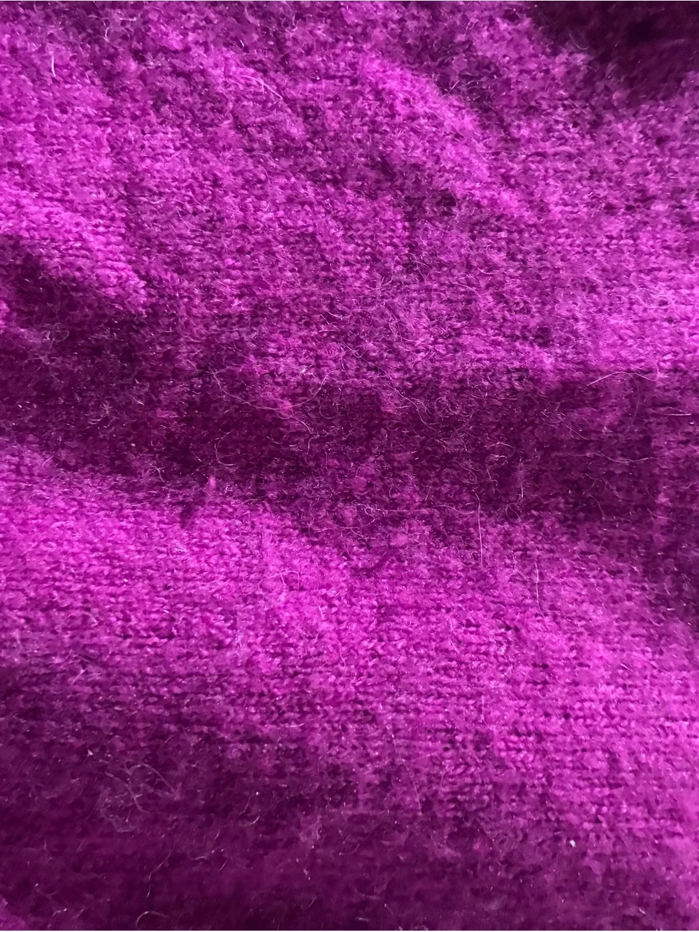 J. Crew Magenta Button-Shoulder Crewneck Sweater